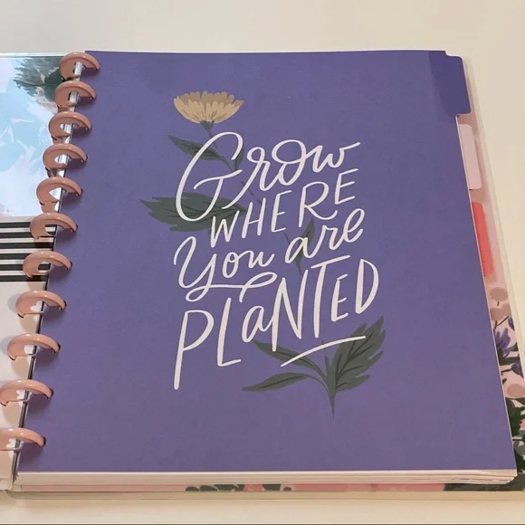 The happy planner Springtime Flora Big Notebook - Picture 6 of 11